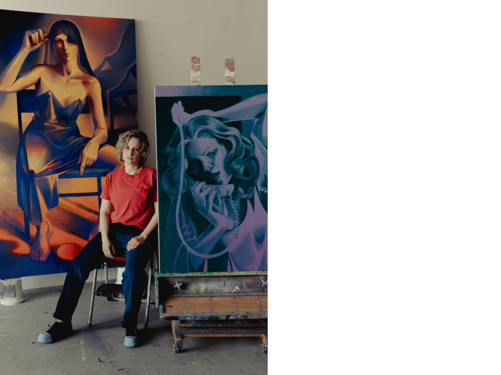 Robin F. Williams at her studio in Greenpoint, Brooklyn. (Amir Hamja/The New York Times)